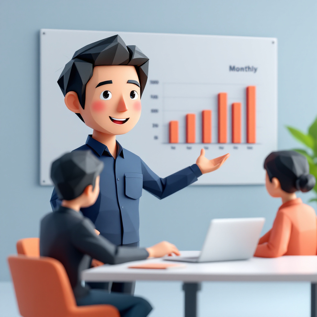 マネージャー・事業責任者のキャラクターイラスト